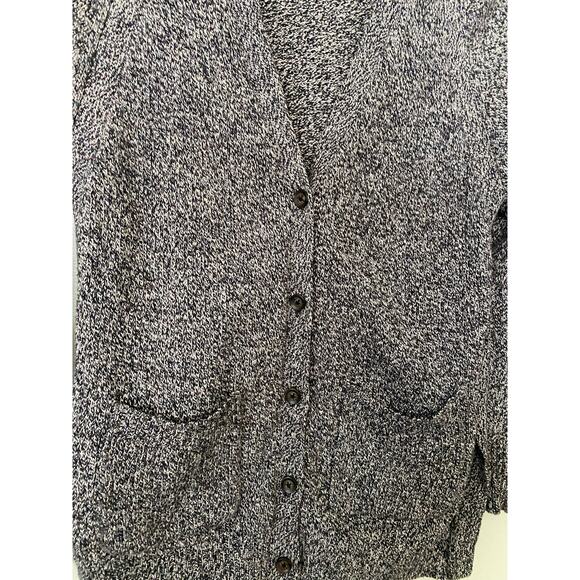 Madewell Cardigan Size Small Black White Grandpa Sweater - Picture 3 of 8